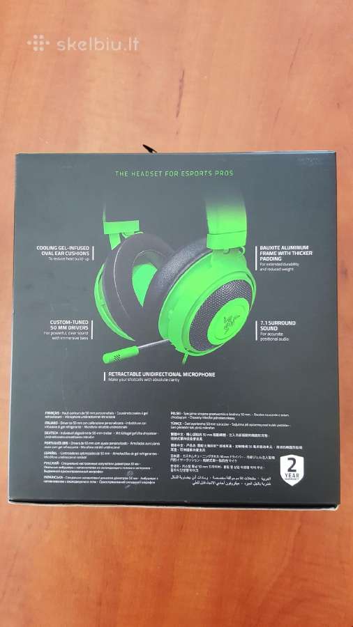 Razer ausinės - nuotraukos Nr. 9