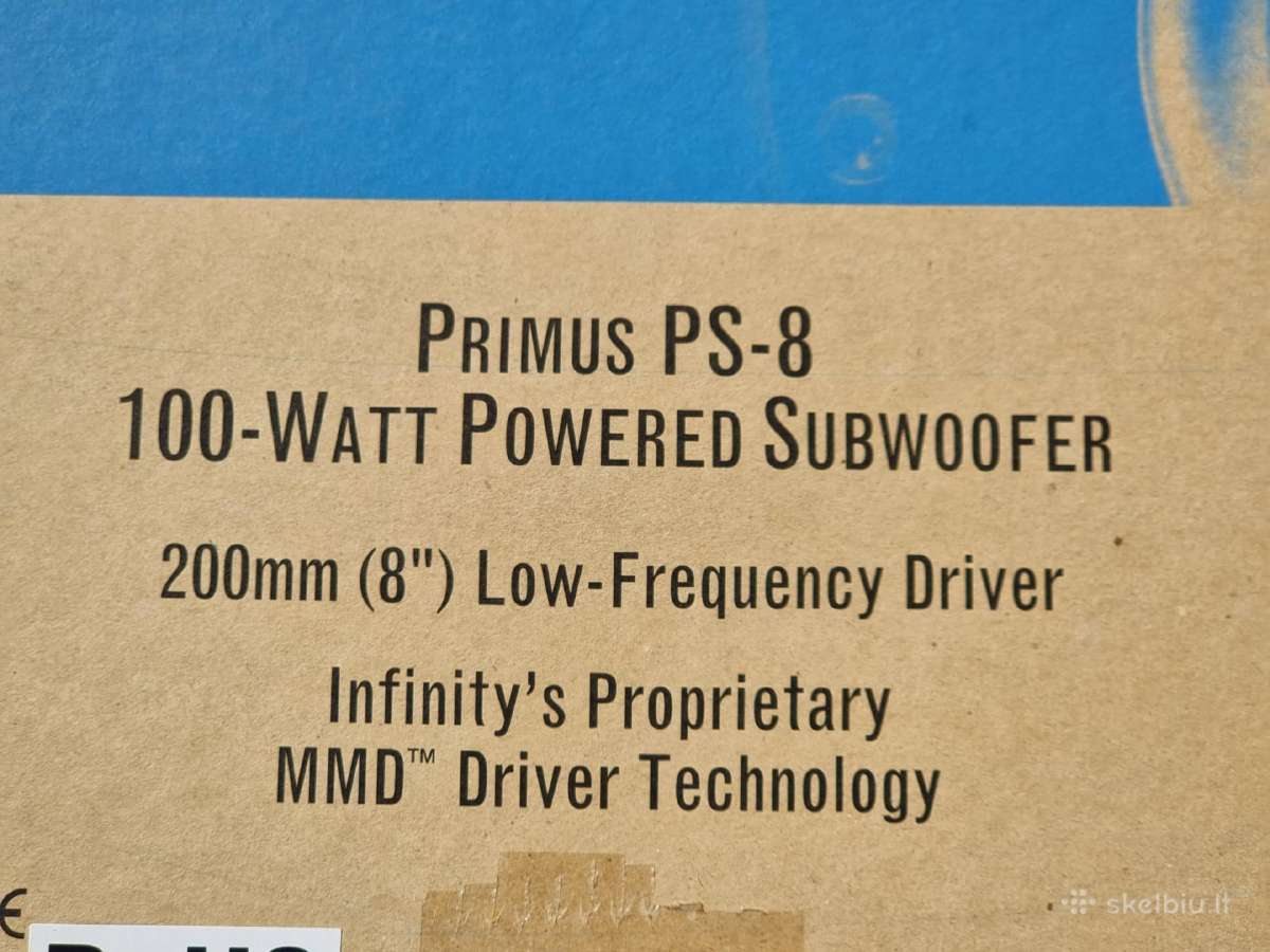 Naujos Infinity Primus Ps-8 /C250be /C25 ,JCB Sub1 - nuotraukos Nr. 15