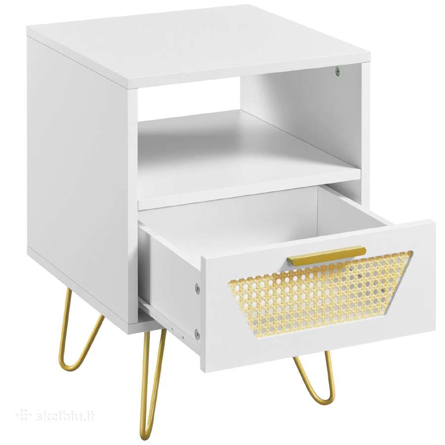 Moderni boheminio stiliaus baltos spalvos spintelė - nuotraukos Nr. 7