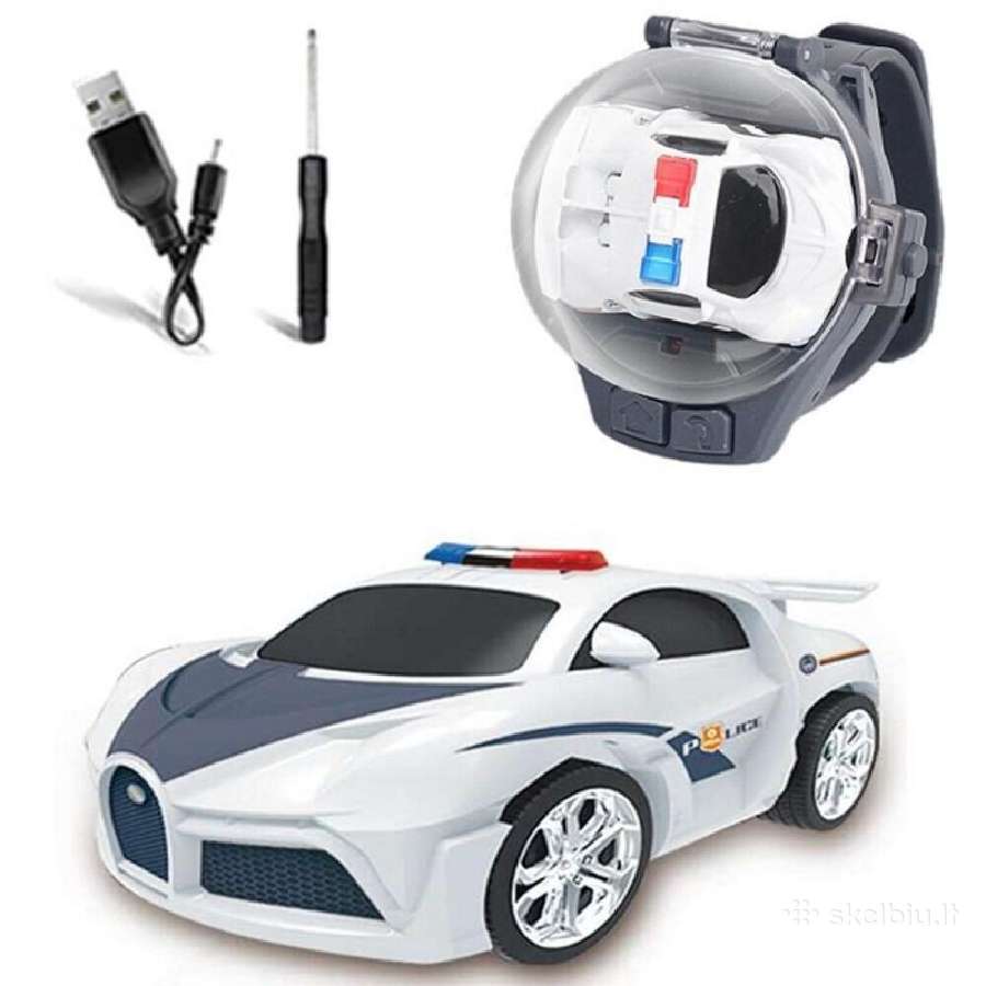 Laikrodžiu valdomas RC automobilis (Baltas) - nuotraukos Nr. 2