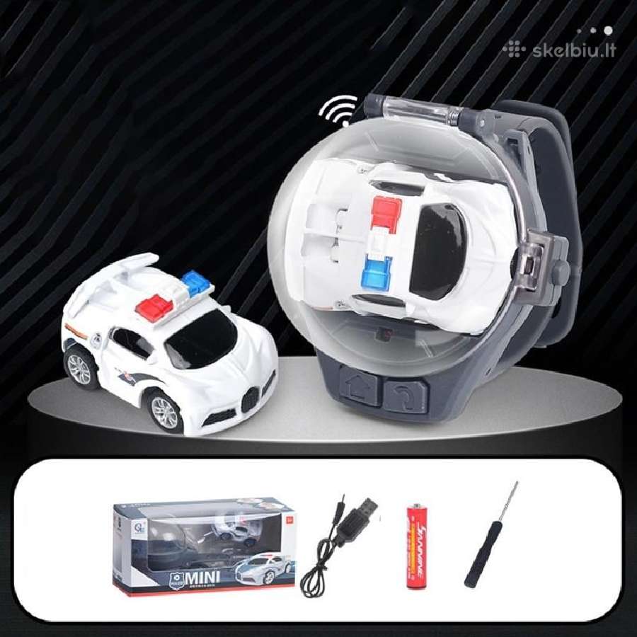 Laikrodžiu valdomas RC automobilis (Baltas) - nuotraukos Nr. 4
