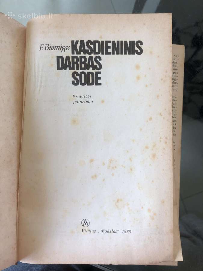 Kasdienis darbas sode 1988m - nuotraukos Nr. 2