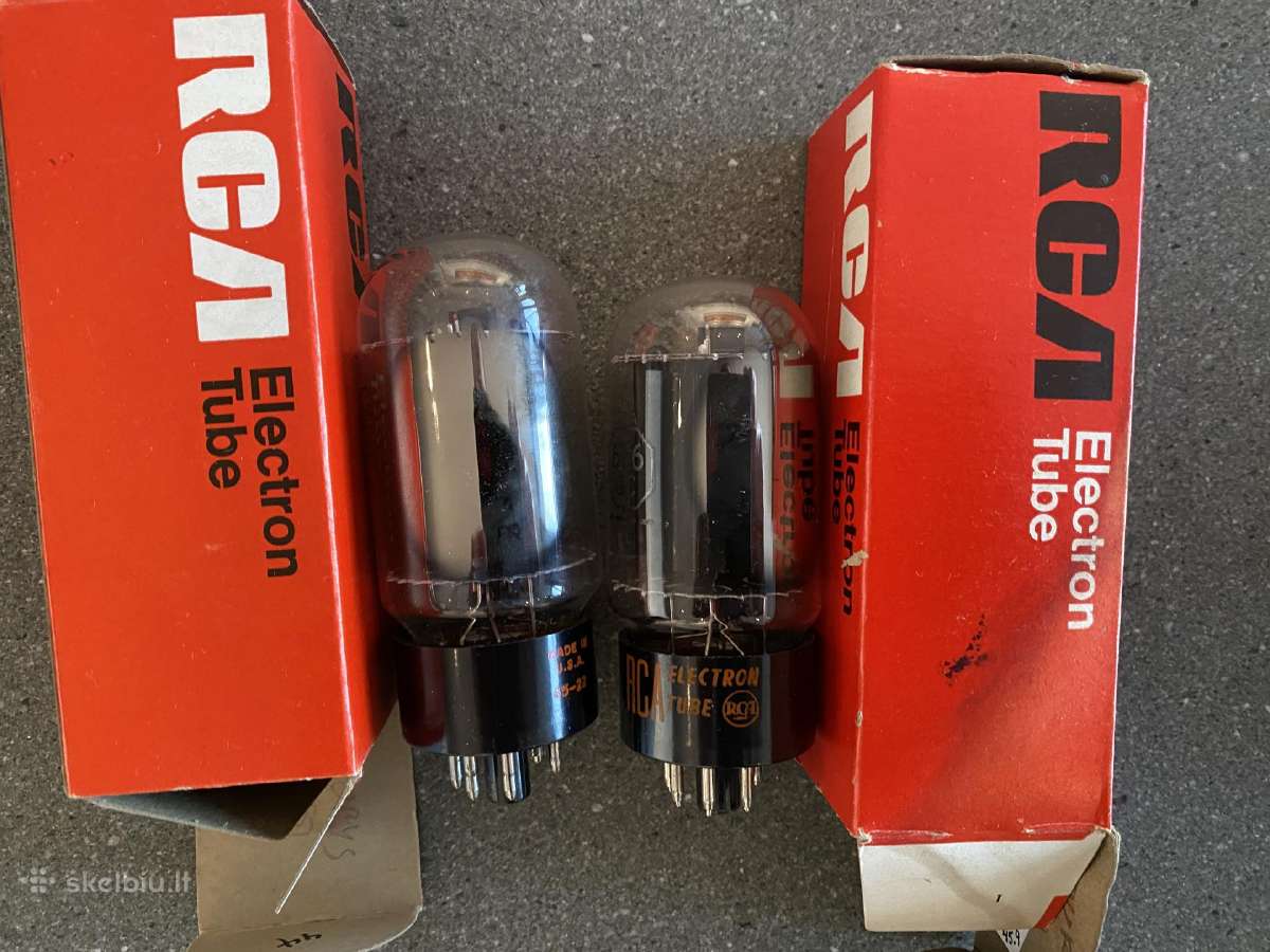 6l6gc Rca lempos (black plates) naujos, Nos - nuotraukos Nr. 2