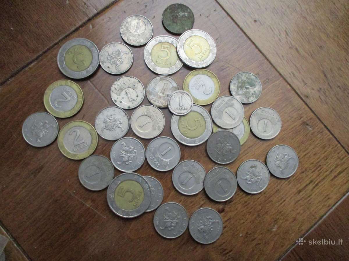 Litu monetas,centus 1991m. - nuotraukos Nr. 6