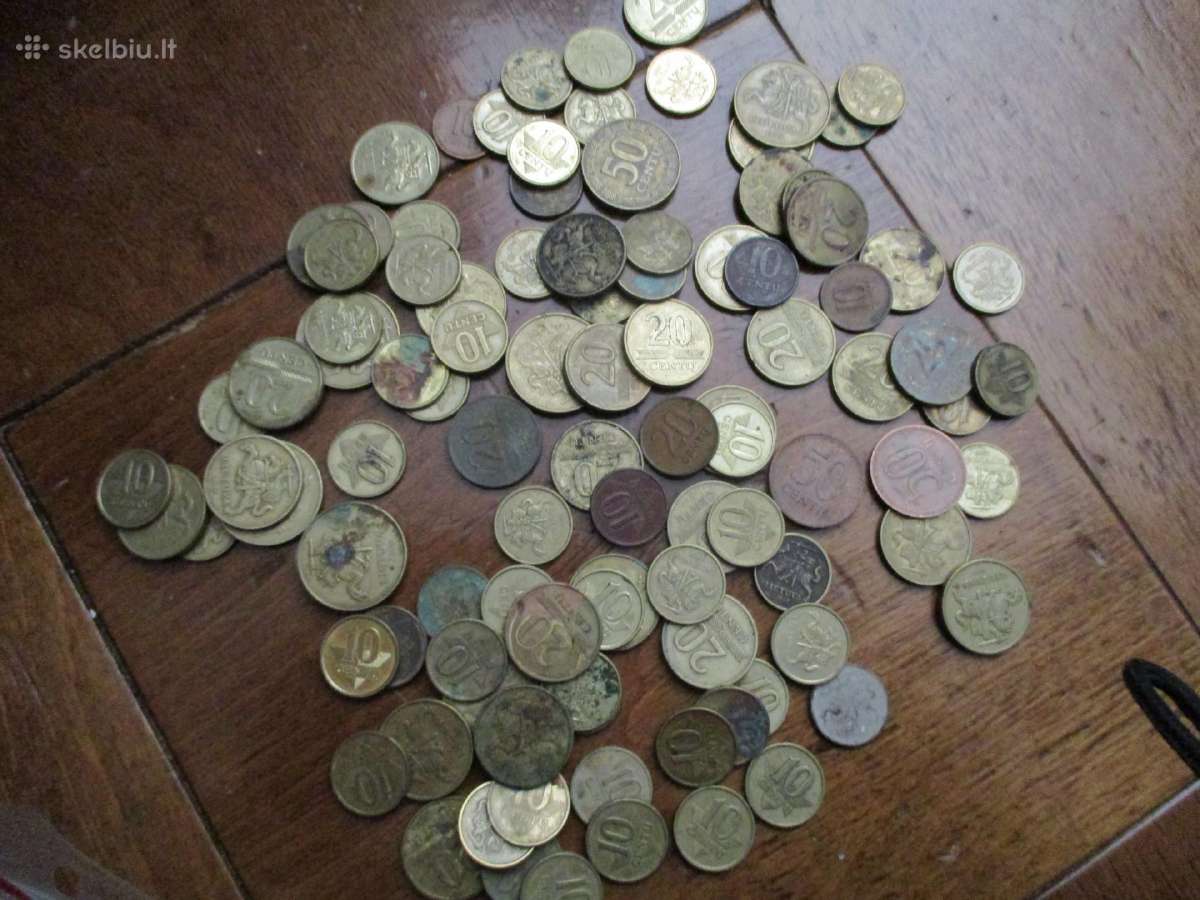Litu monetas,centus 1991m. - nuotraukos Nr. 7