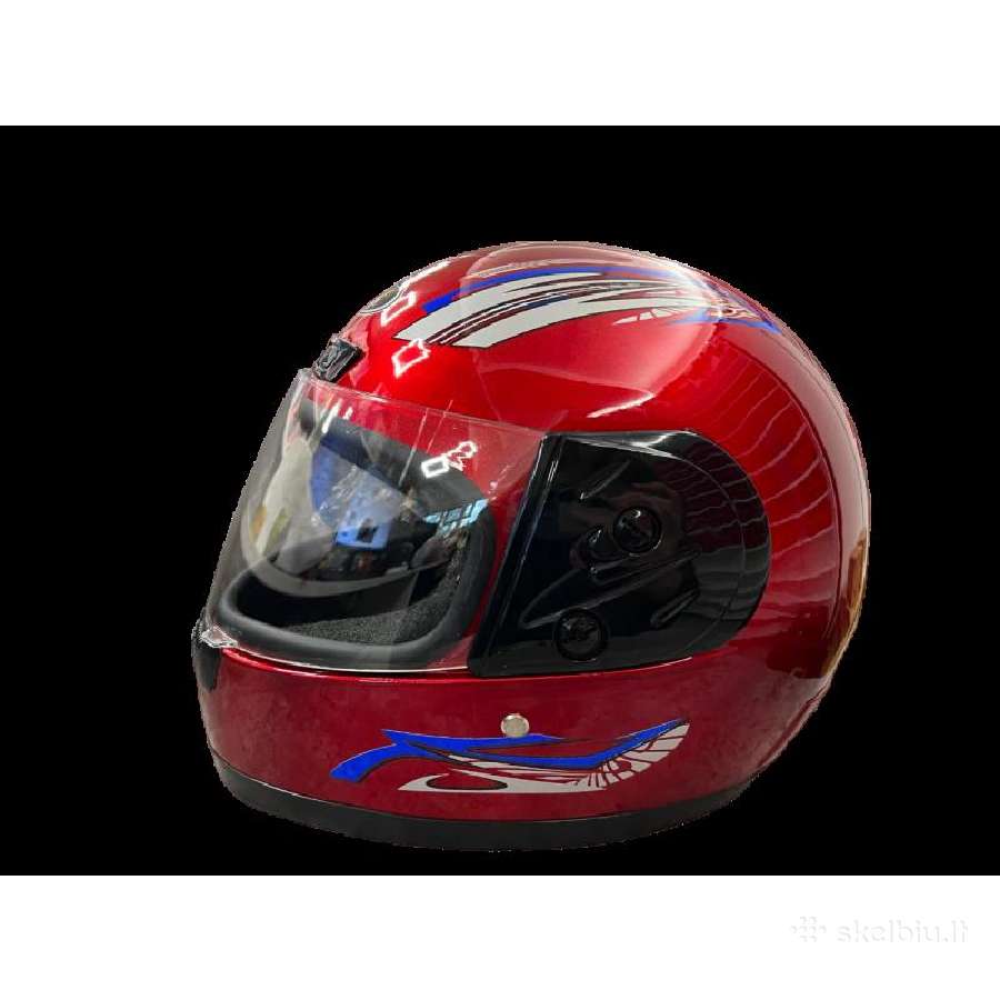 Retro motociklininko šalmas – atviro tipo 59-60cm - nuotraukos Nr. 14