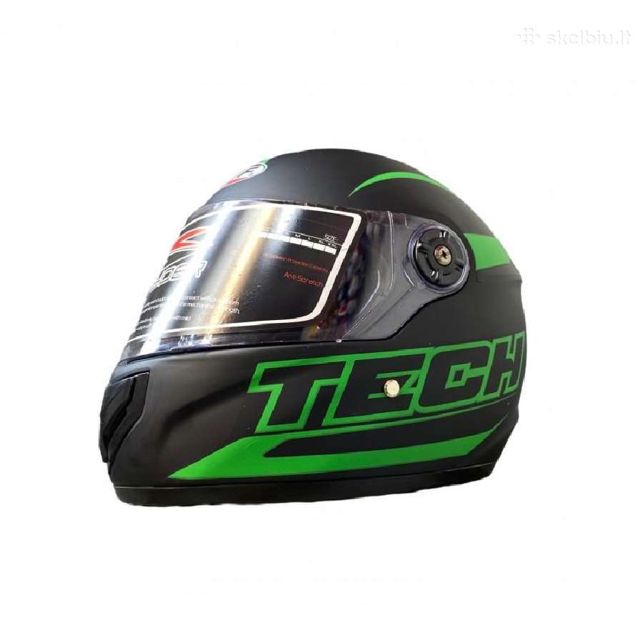 Retro motociklininko šalmas – atviro tipo 59-60cm - nuotraukos Nr. 16