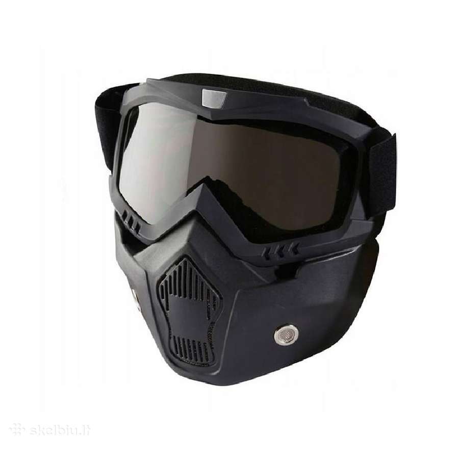 Retro motociklininko šalmas – atviro tipo 59-60cm - nuotraukos Nr. 17