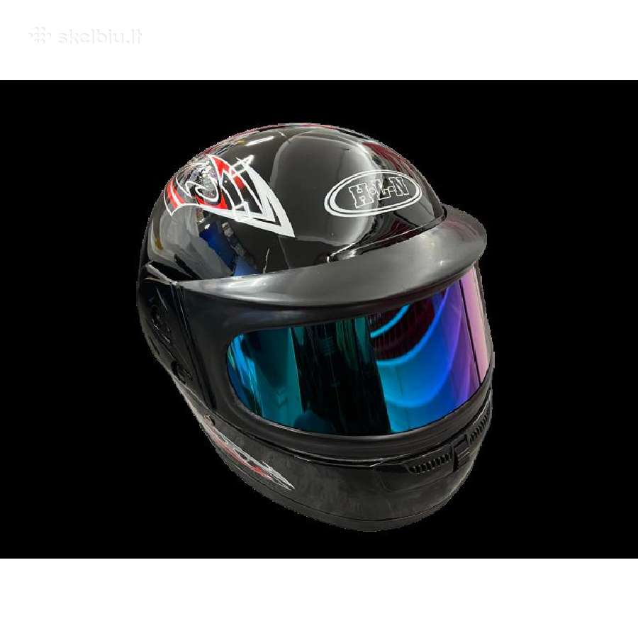 Retro motociklininko šalmas – atviro tipo 59-60cm - nuotraukos Nr. 20