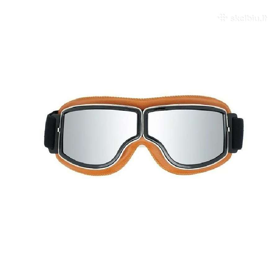Retro motociklininko šalmas – atviro tipo 59-60cm - nuotraukos Nr. 24