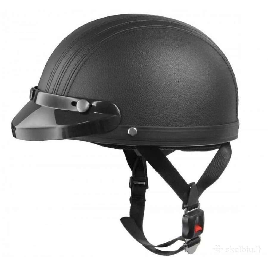 Retro motociklininko šalmas – atviro tipo 59-60cm - nuotraukos Nr. 6