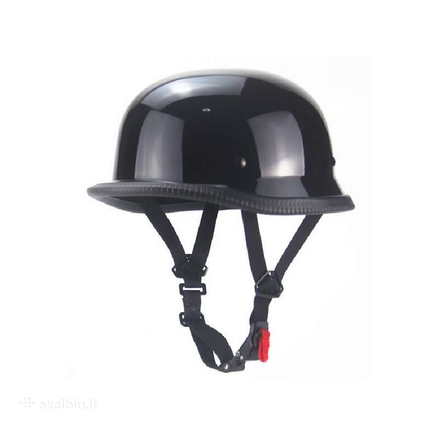 Retro motociklininko šalmas – atviro tipo 59-60cm - nuotraukos Nr. 5