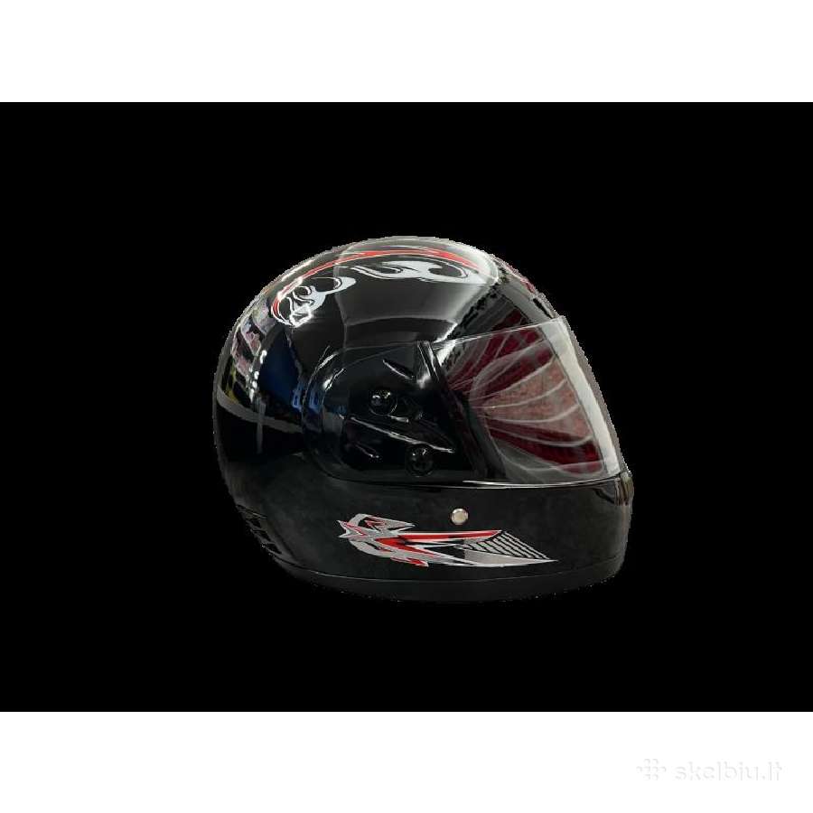 Retro motociklininko šalmas – atviro tipo 59-60cm - nuotraukos Nr. 35