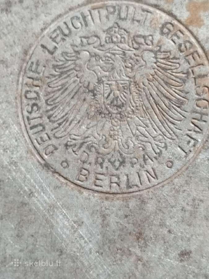 Ww1 vokiško štabo prožektoriaus likučiai