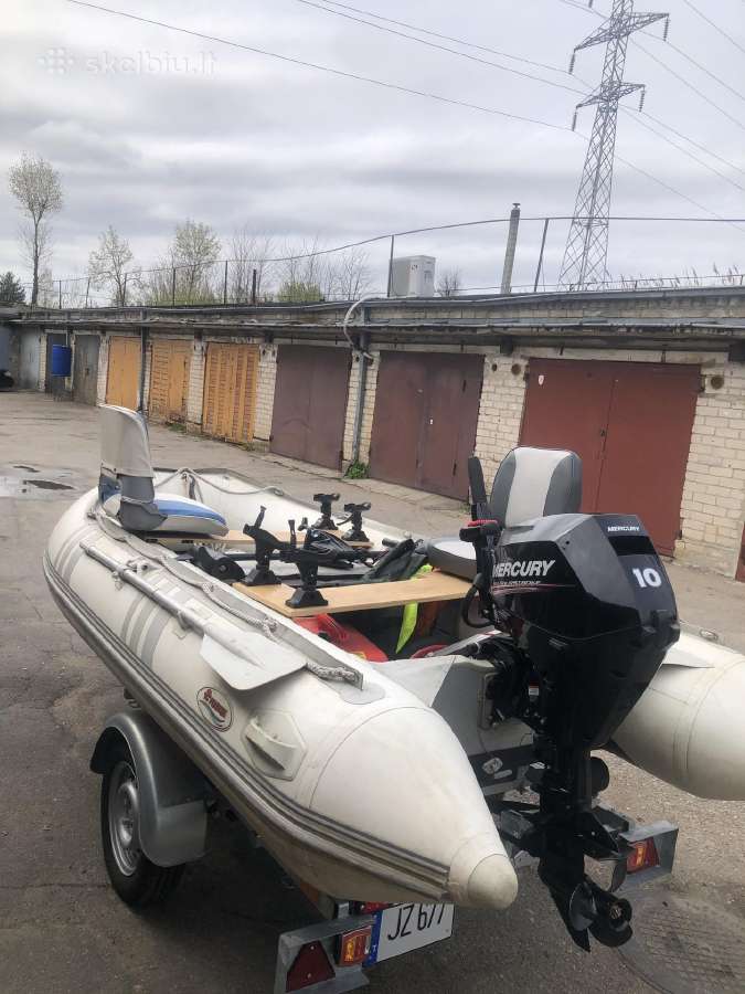 Valtis,variklis Mercury F10mh ir kt. įranga - nuotraukos Nr. 2