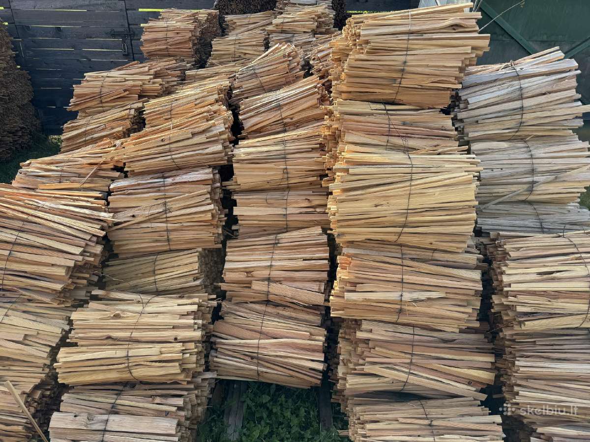 Malkos ir uždegimo pagaliukai iš maumedžio 3,5 Eur