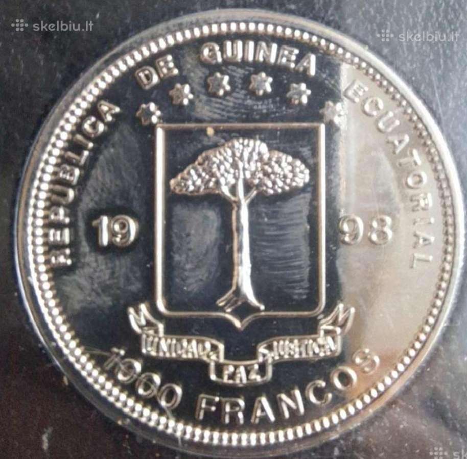Kolekciniai Pusiaujo Gvinėjos 1000 frankų