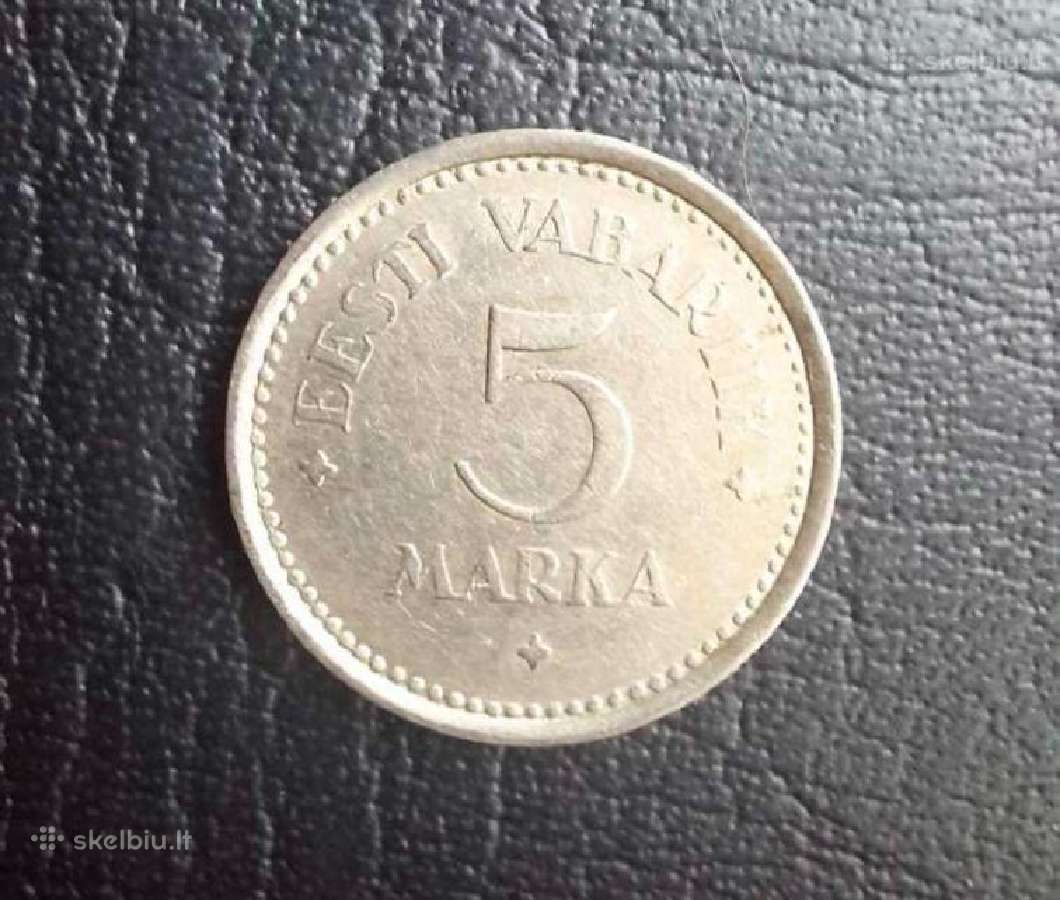 1922m. 5 Estijos tarpukario markės