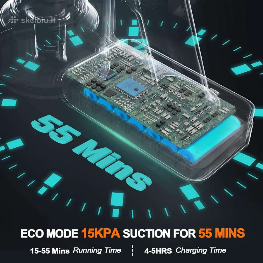 Esmae belaidis dulkių siurblys 400 W - nuotraukos Nr. 9