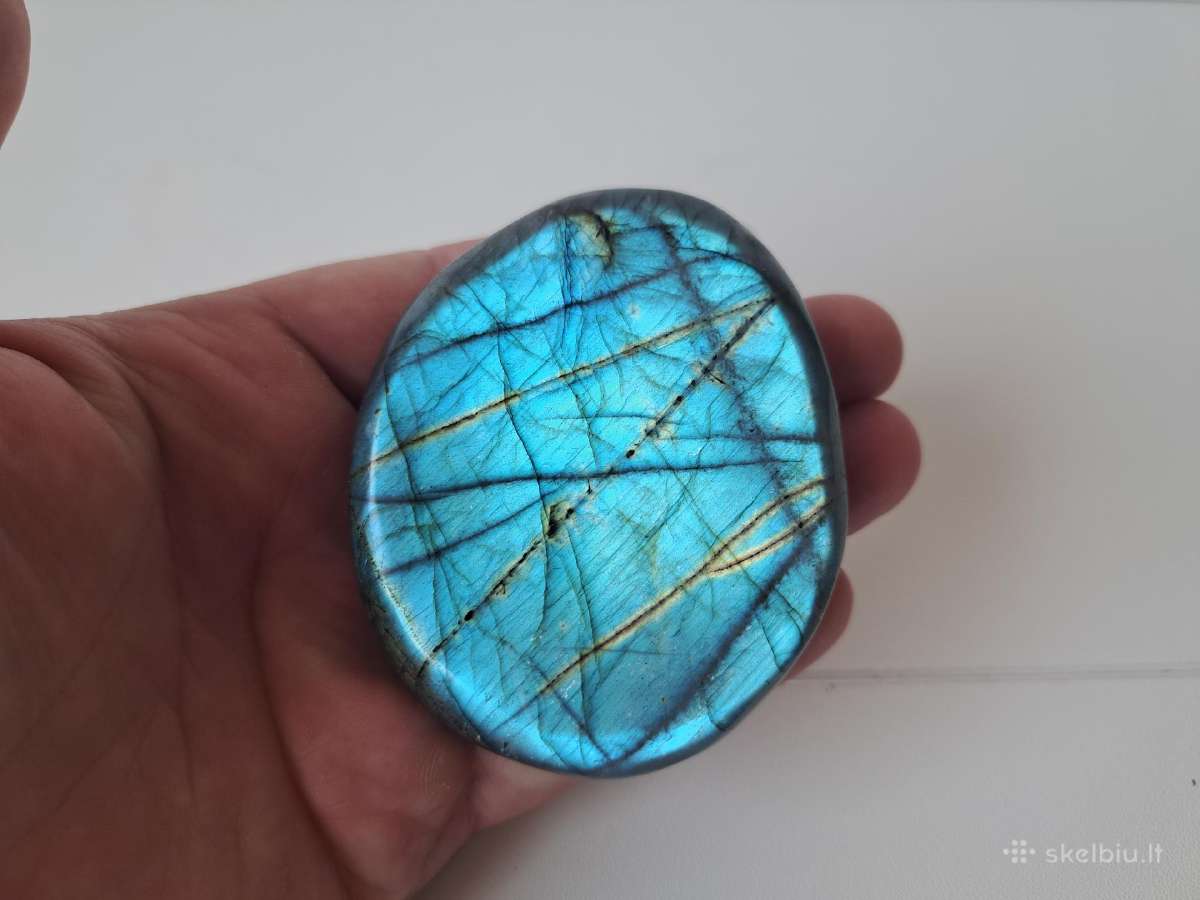 Labradorito delninis akmuo 181g, 8x7x2cm mineralas