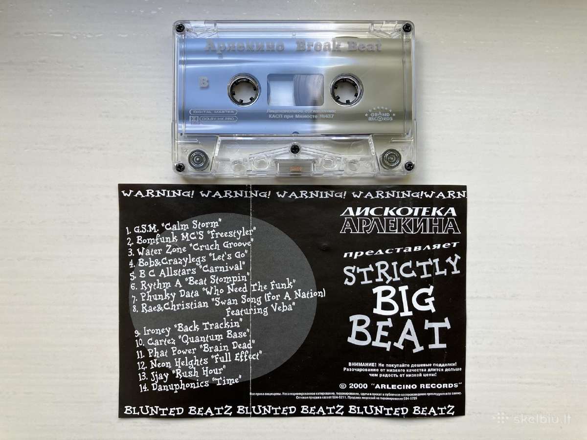Garso kasetė Strictly big beat - nuotraukos Nr. 2