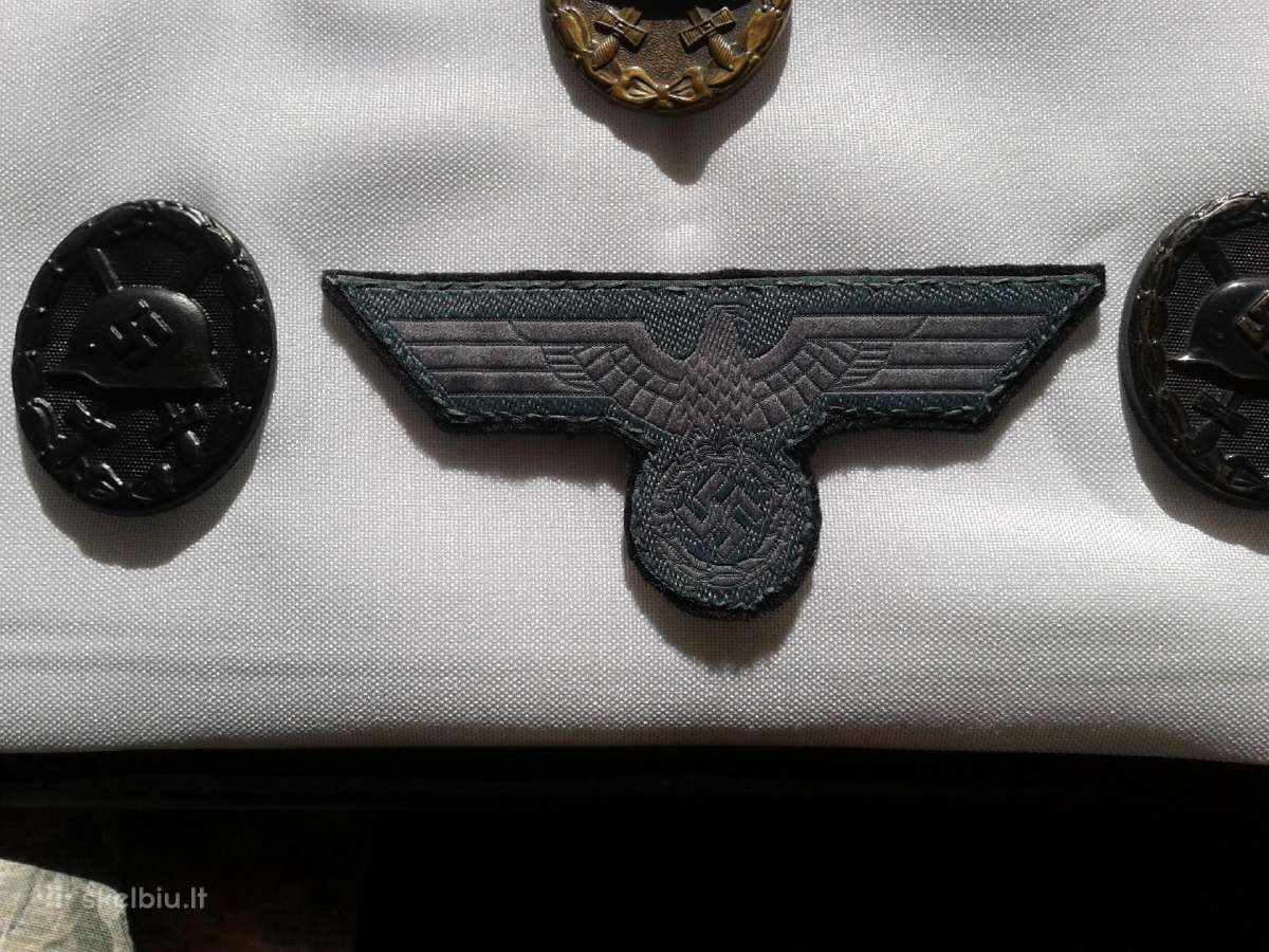 Ww2 krūtinininiai Vokiškos formos ereliai M-38/39 - nuotraukos Nr. 10