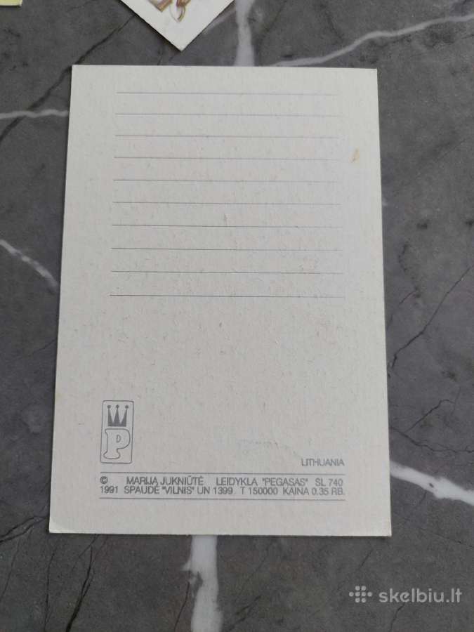 1991 metų atvirukų rinkinys - nuotraukos Nr. 4