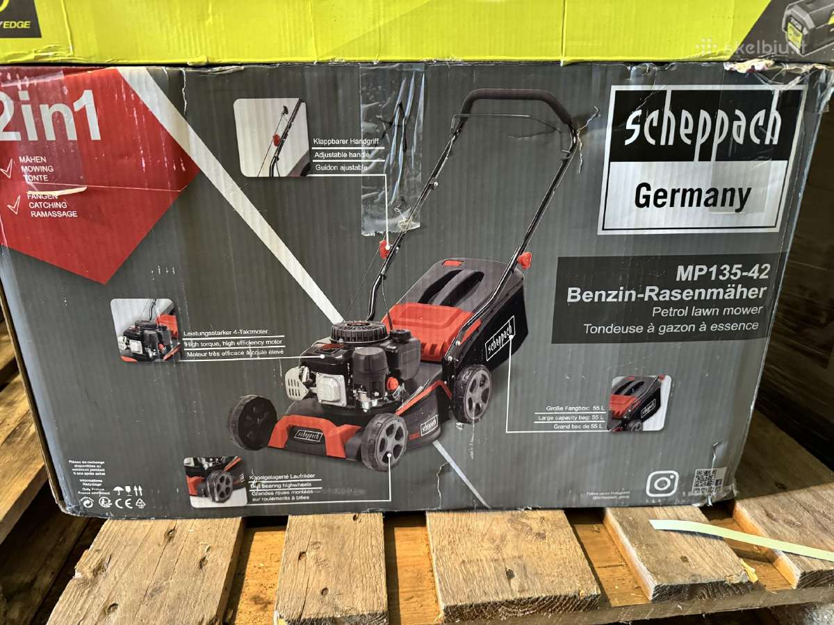 Benzininė vejapjovė Scheppach Mp135-42 42cm - nuotraukos Nr. 2