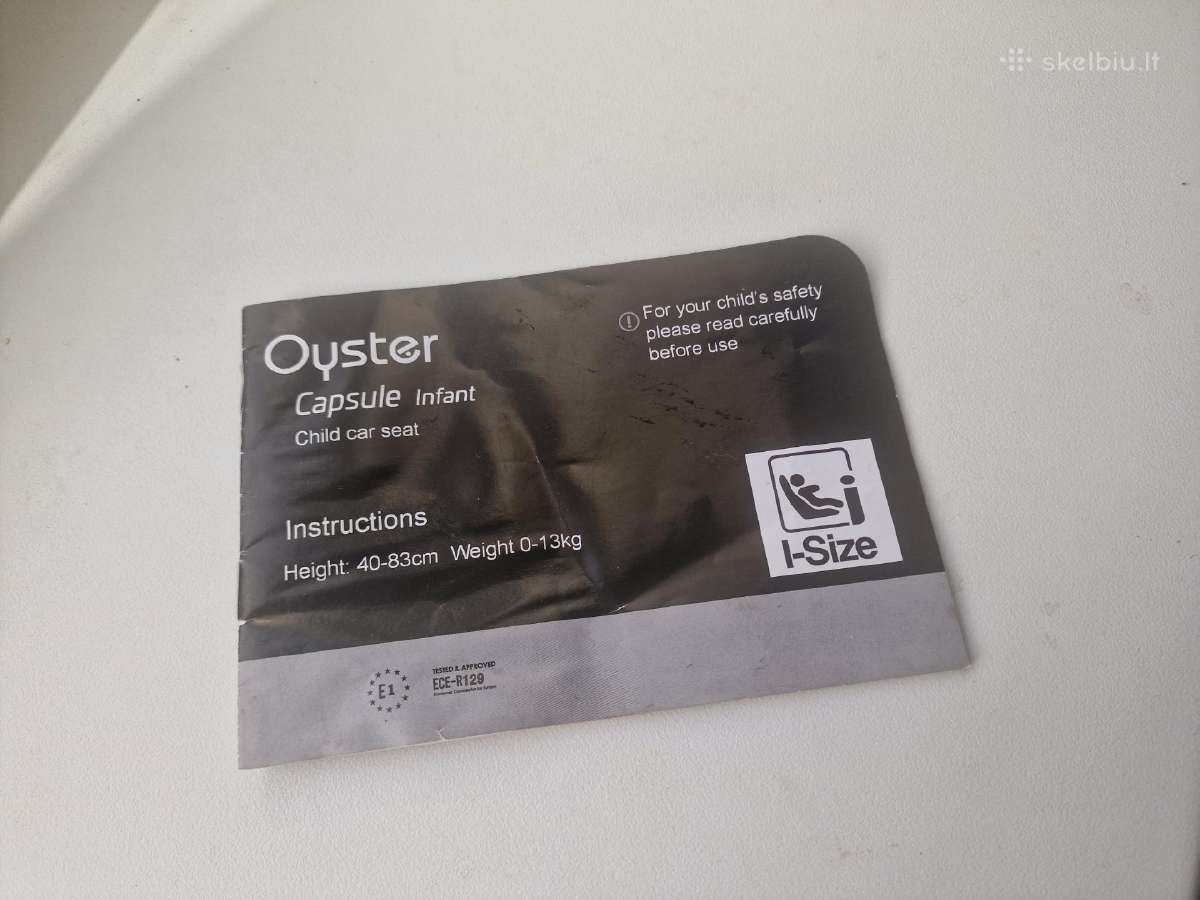Parduodama Oyster capsule i size kėdutė su baze - nuotraukos Nr. 7