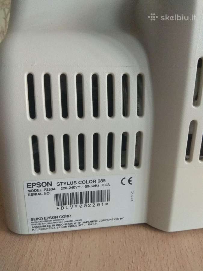 Spausdintuvas Epson - nuotraukos Nr. 7