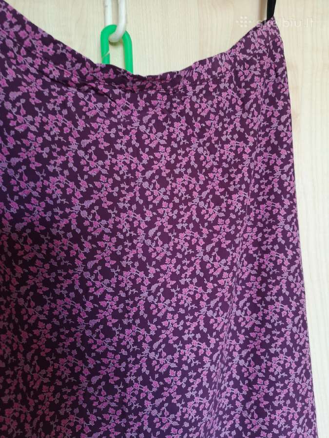 Principles margas violetinis gėlėtas sijonas - nuotraukos Nr. 4