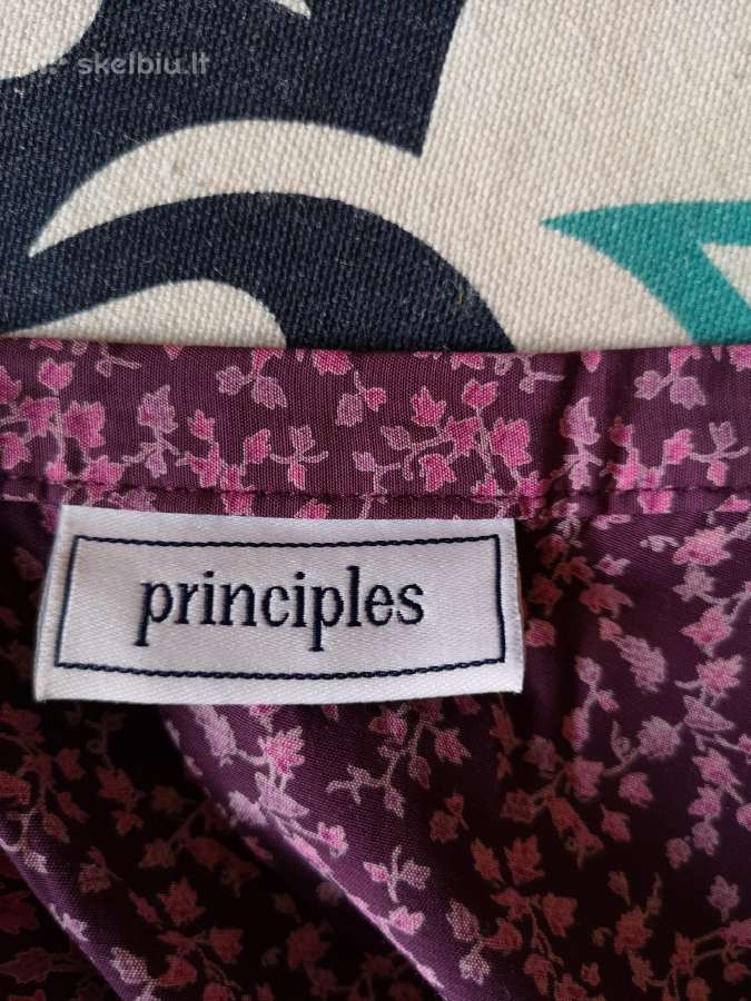 Principles margas violetinis gėlėtas sijonas - nuotraukos Nr. 6