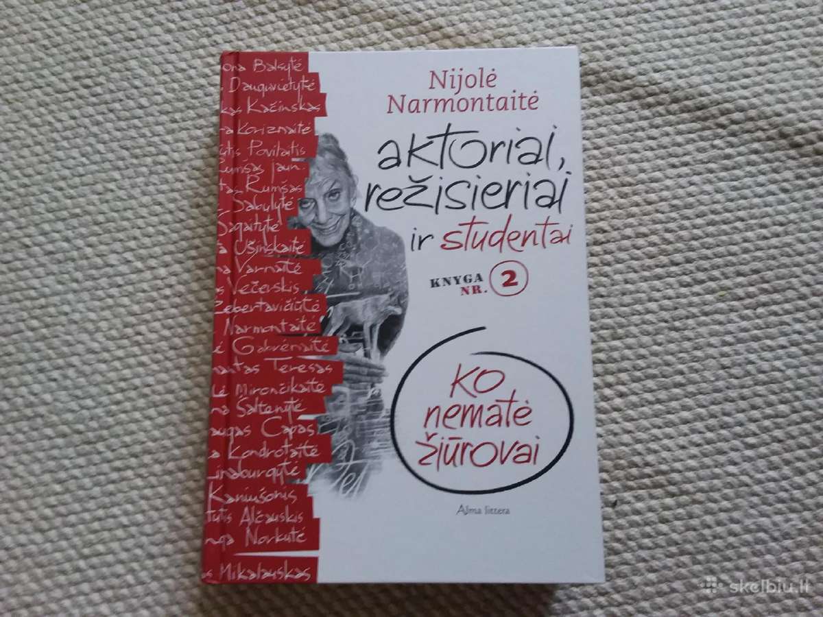 Aktoriai, režisieriai ir studentai Nijolė Narmonta