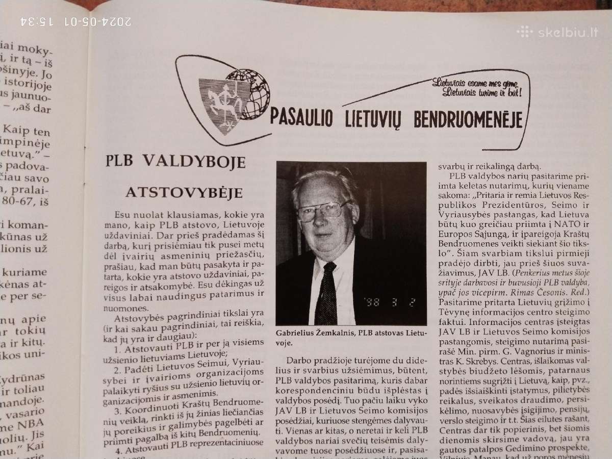 "Pasaulio lietuvis" JAV žurnalas - nuotraukos Nr. 33