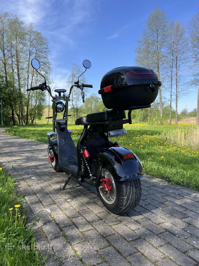 Elektrinis cioperis citycoco motoroleris 1000w - nuotraukos Nr. 7