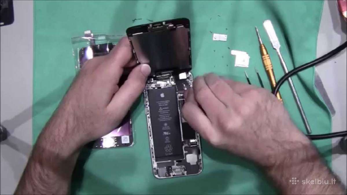 iPhone ekranu keitimas Kaune 20minučių, garantija - nuotraukos Nr. 2