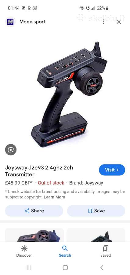 RC pultelis J2c93 2.4ghz - nuotraukos Nr. 6