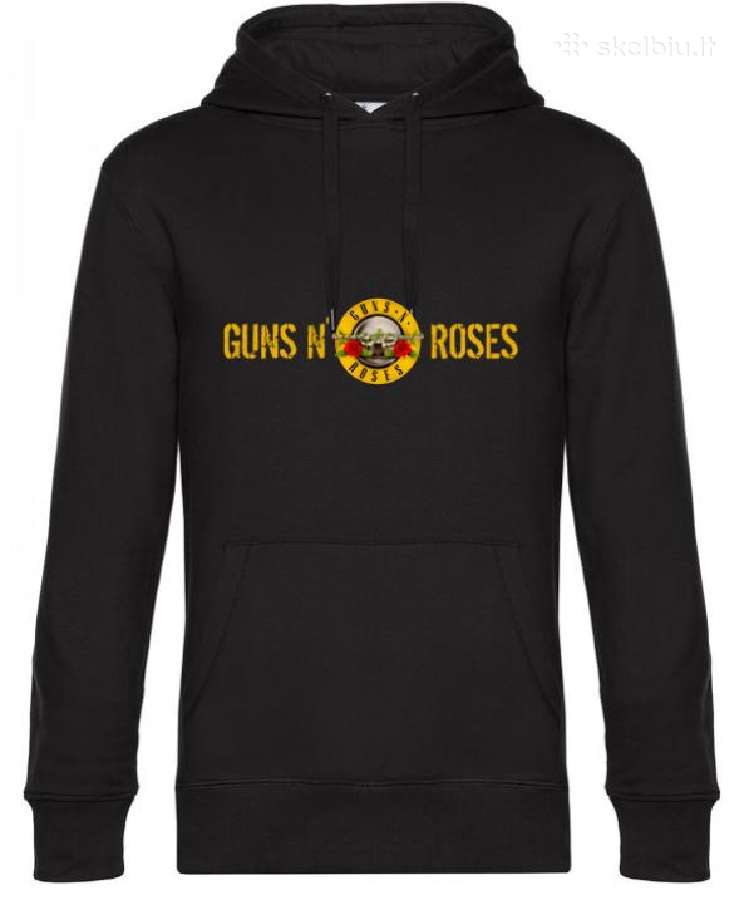 Džemperis su gobtuvu kapišonu Guns And Roses