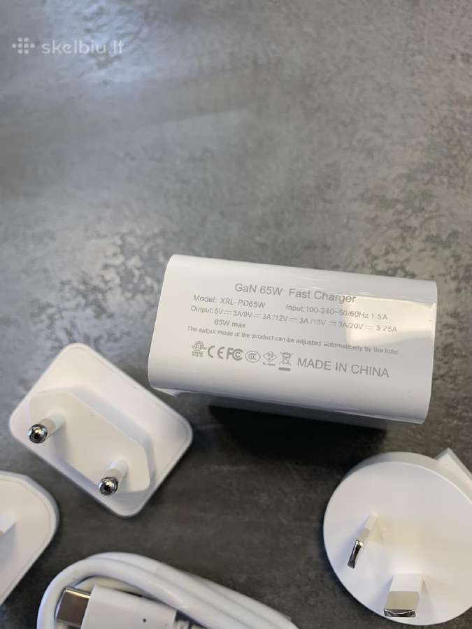 Nauji pakrovėjai Usb C 65w fast charger - nuotraukos Nr. 4