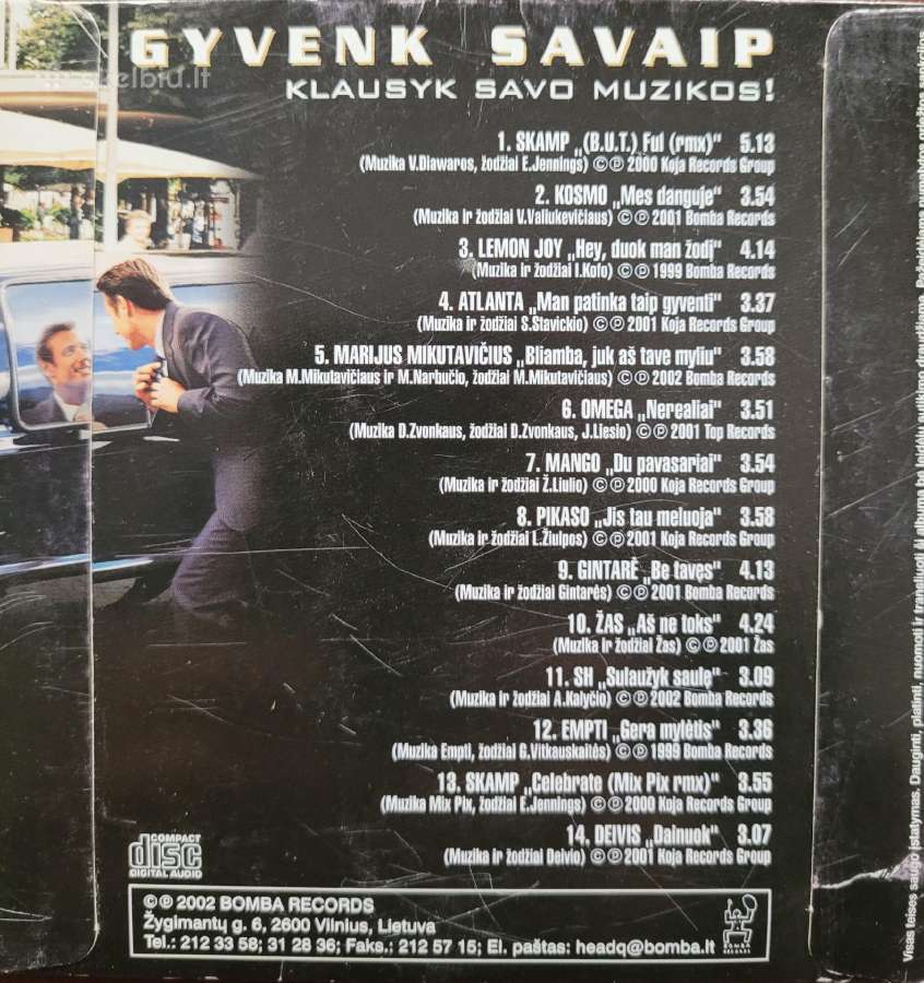 Lietuvių atlikėjų CD - nuotraukos Nr. 10