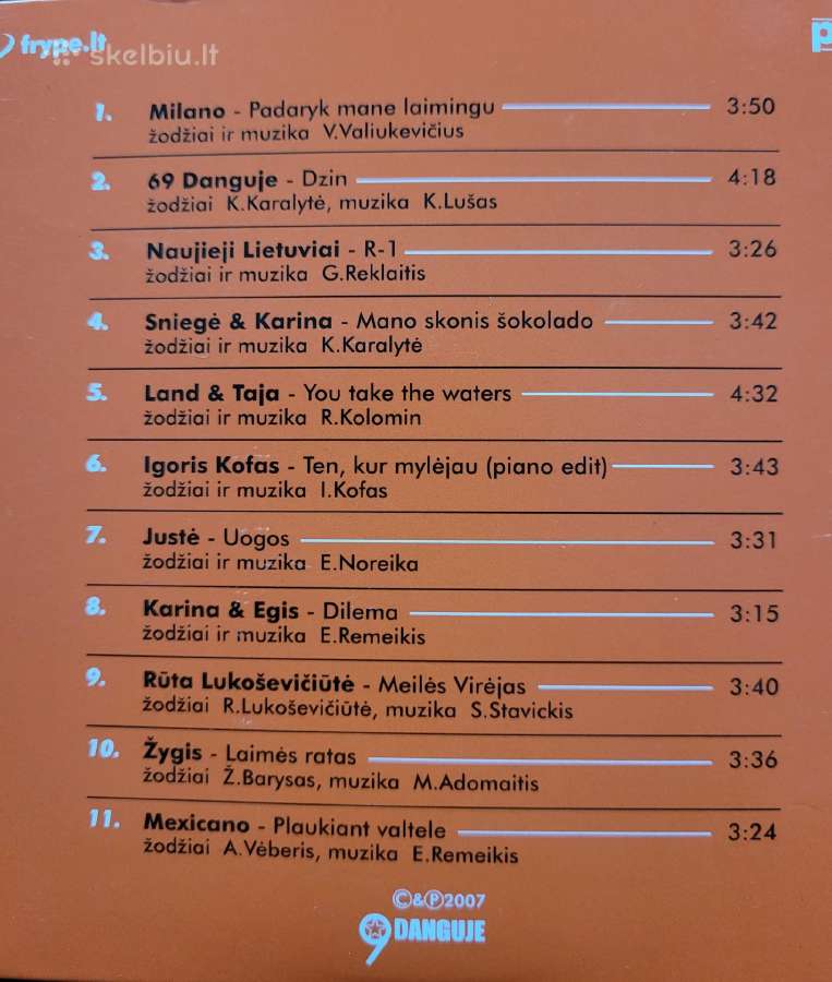 Lietuvių atlikėjų CD - nuotraukos Nr. 15