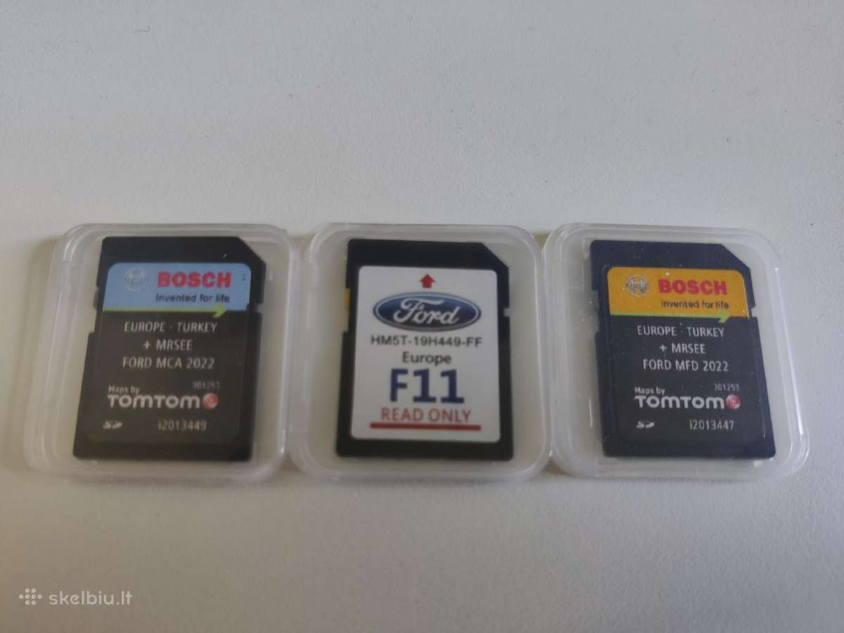 Naujausios Ford Žemėlapių kortelės (tinka ir Us)