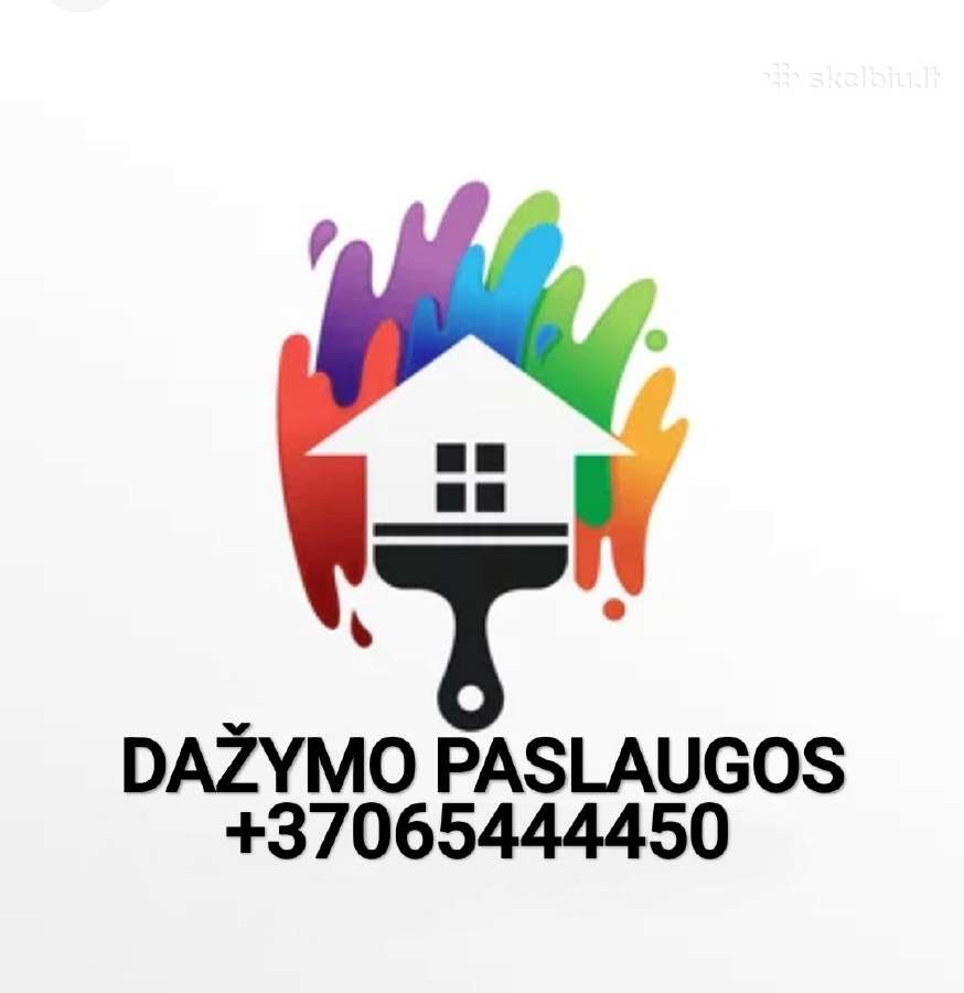 Dažymo Paslaugos/langu/duru/fasado/stiklu keitimas