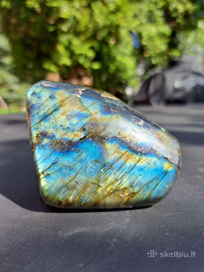 Labradorito akmuo, mineralas 352g, 8x7x4.2cm - nuotraukos Nr. 4