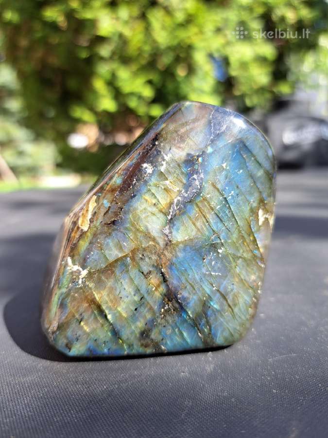 Labradorito akmuo, mineralas 352g, 8x7x4.2cm - nuotraukos Nr. 5