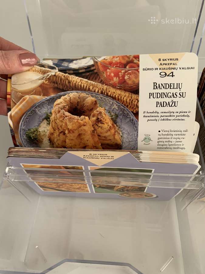 Maisto receptų kortelės 1395 vnt - nuotraukos Nr. 4