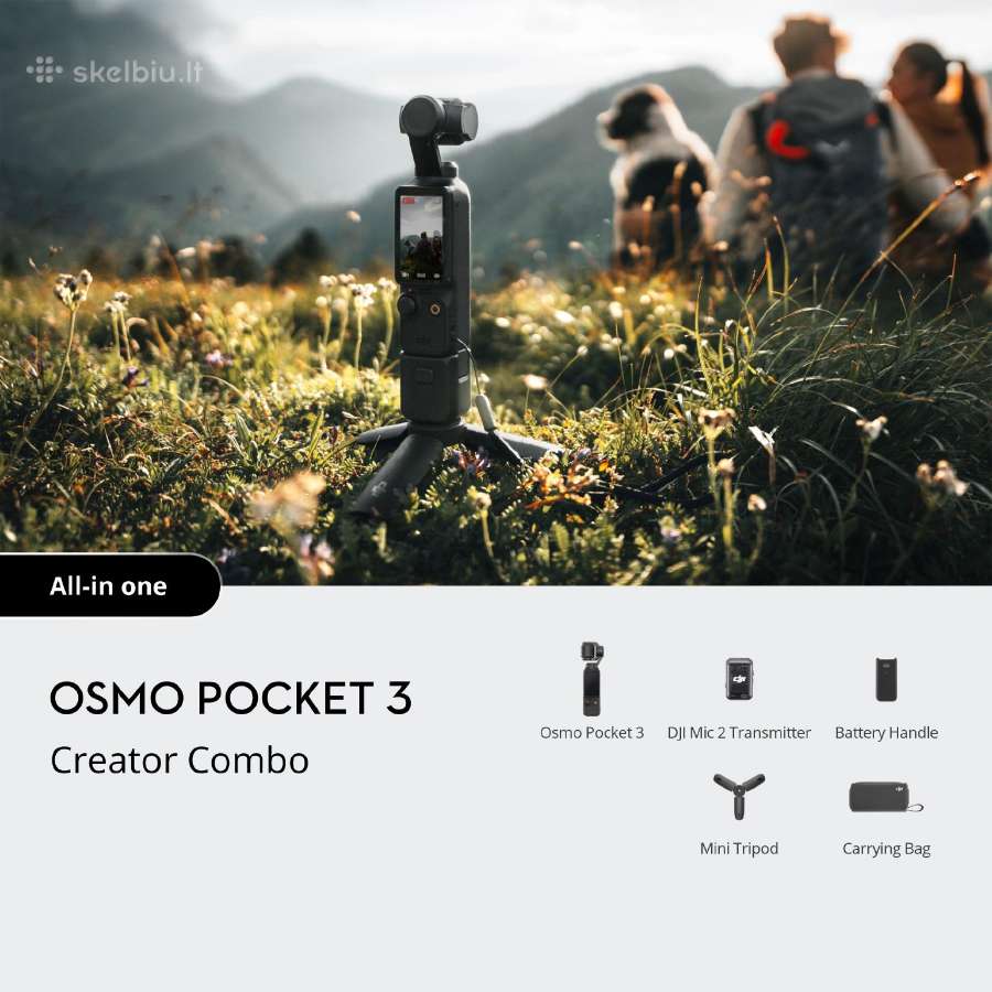 Dji Osmo Pocket 3 Kaina 339 € - nuotraukos Nr. 11