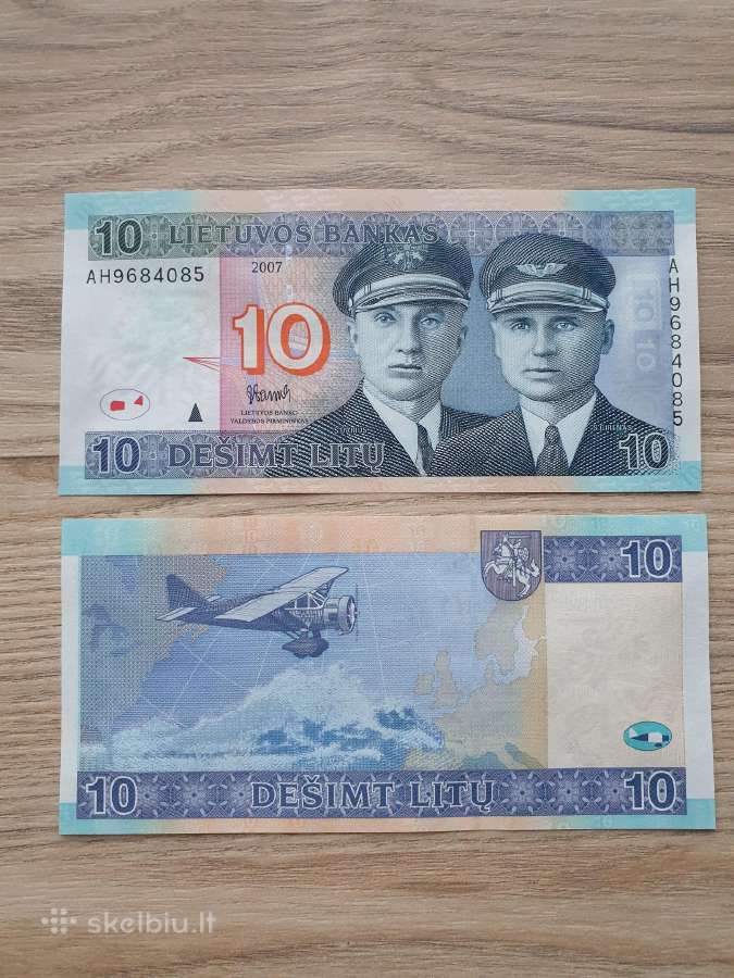 2007 m.10 litų Unc