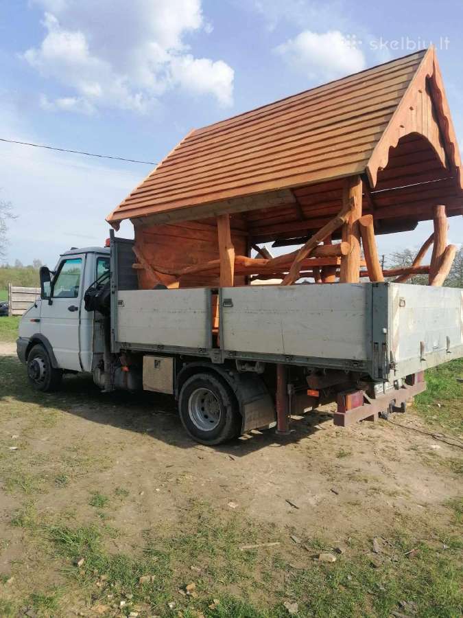 Ąžuolo rąstelių pavėsinė - nuotraukos Nr. 22