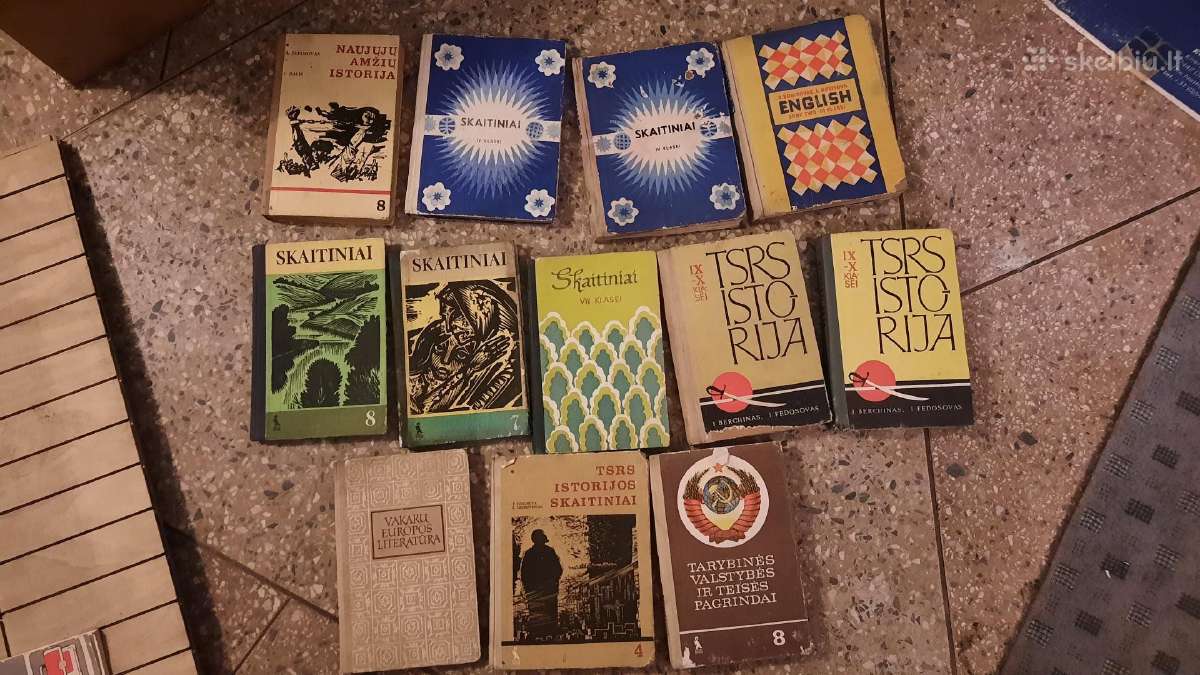 Seni mokykliniai vadovėliai